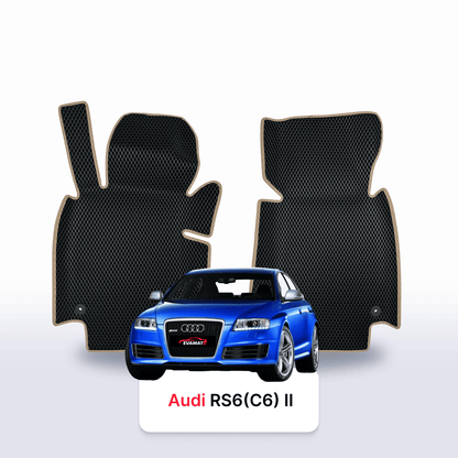 Fußmatten EVAMATS für Audi RS6 (C6) 2 gen 2007-2012 jahr