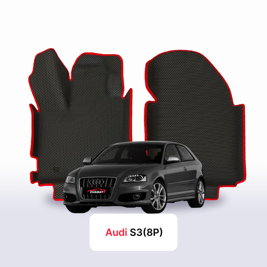 Fußmatten EVAMATS für Audi S3 (8P) 2. Generation 2006–2012, Schrägheck, 3-türig