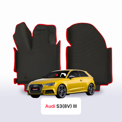 Fußmatten EVAMATS für Audi S3 (8V) 3. Generation 2013-2020 Jahr FLIEßHECK 3-Türer