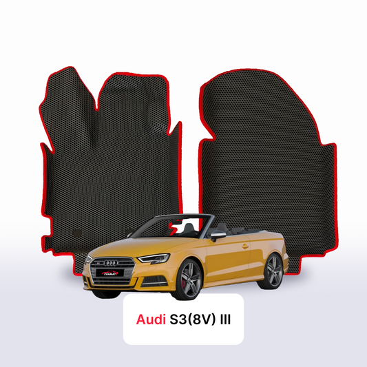 Fußmatten EVAMATS für Audi S3 (8V) 3. Generation 2013-2020 Jahr CABRIO