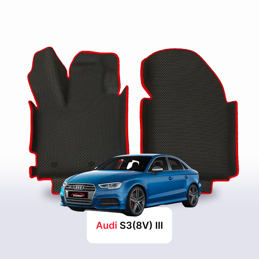 Fußmatten EVAMATS für Audi S3 (8V) 3. Generation 2013-2020 Jahr SEDAN