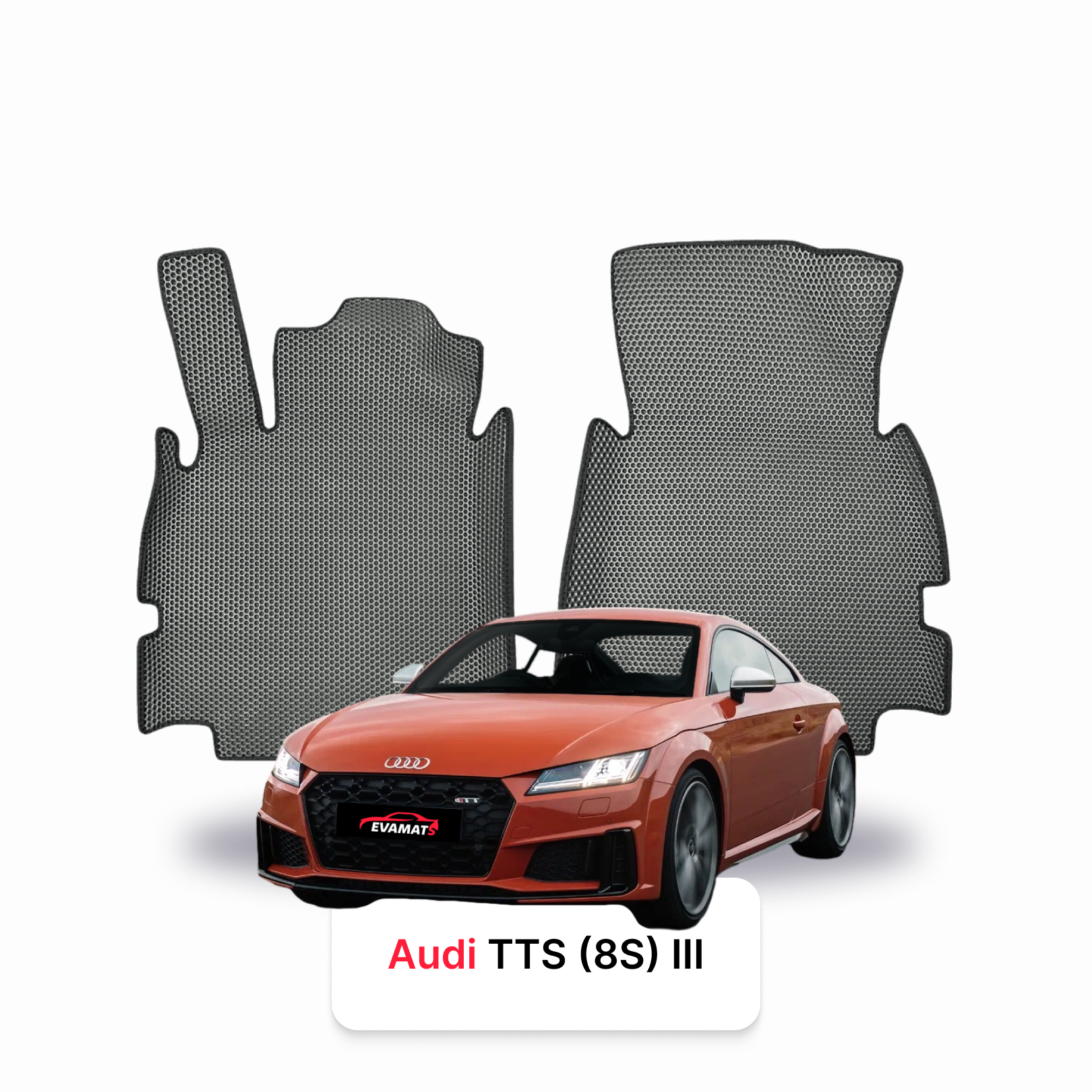 Car mats EVAMATS for Audi TTS (8S) 3 gen 2014-2023 year