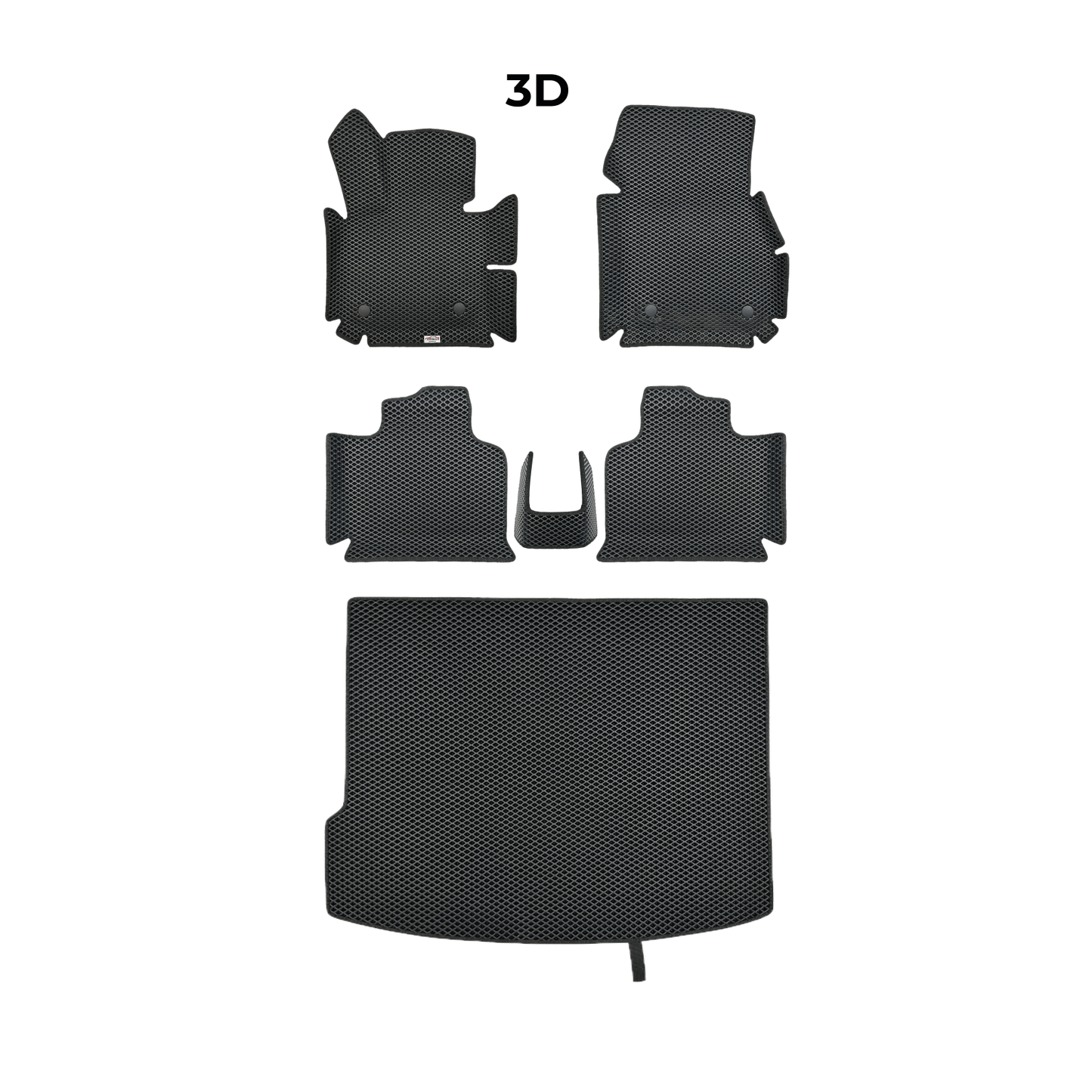Fußmatten EVAMATS für Mitsubishi Pajero 3 Gen 1999–2006, SUV, 3-türig