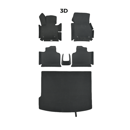 Fußmatten EVAMATS für Mitsubishi Pajero 3 Gen 1999–2006, SUV, 3-türig