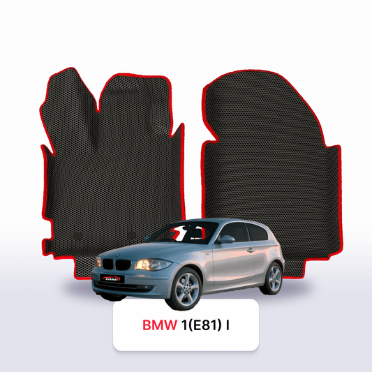 Fußmatten EVAMATS für BMW 1(E81) 1. Generation 2004-2011 Jahr FLIEßHECK 3-Türer