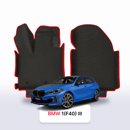 Car mats EVAMATS for BMW 1 (F40) 3 gen 2019-2024 year HATCHBACK 5 door