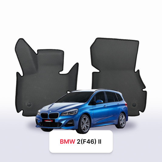 Car mats EVAMATS for BMW 2 Gran Tourer(F46) 1 gen 2015-2023 year MINIVAN