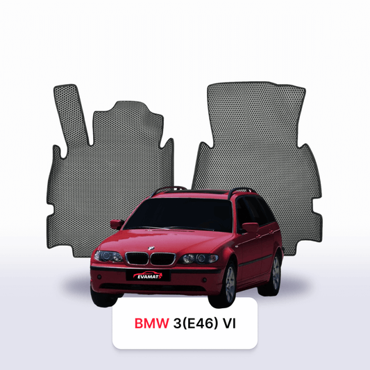 Car mats EVAMATS for BMW 3(E46) 4 gen 1998-2007 year STATION WAGON