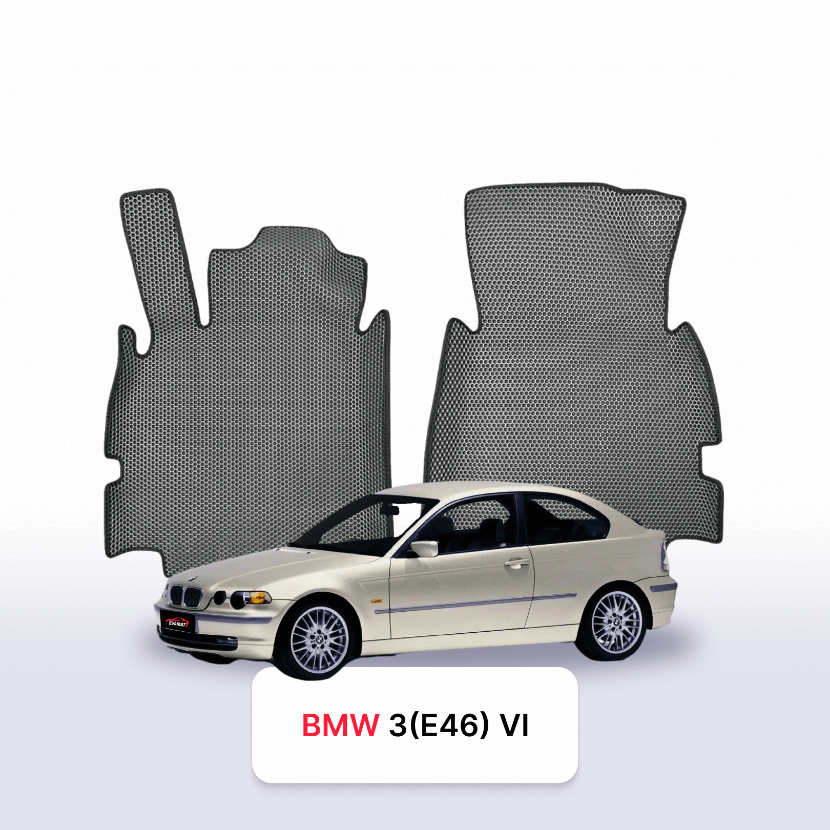 Fußmatten EVAMATS für BMW 3(E46) 4 gen 2001-2007 jahr COMPACT SCHÄGHECK 3 türer