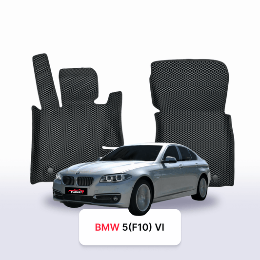 Fußmatten EVAMATS für BMW 5 (F10) 6 Gen 2009-2017 Jahr SEDAN