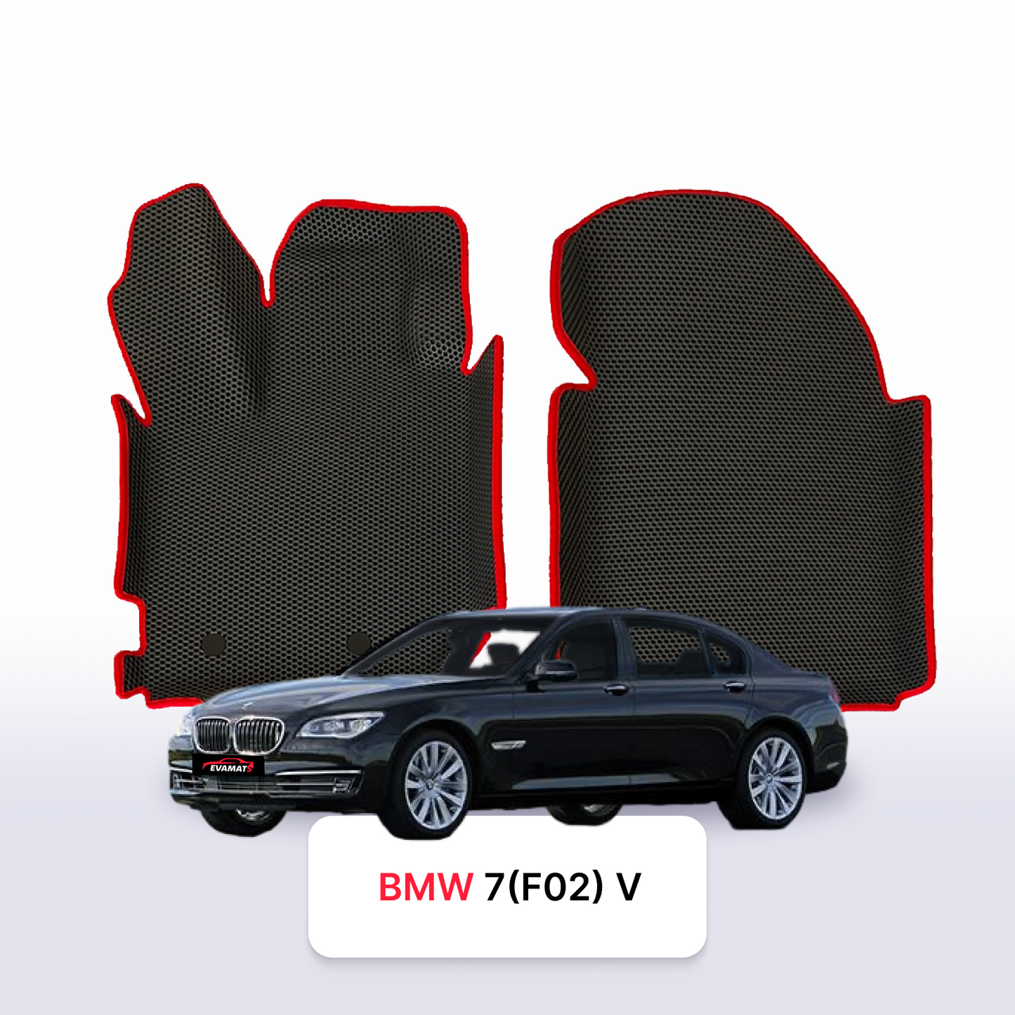 Fußmatten EVAMATS für BMW 7 (F02) 5 gen 2008-2015 jahr LIMOUSINE LONG