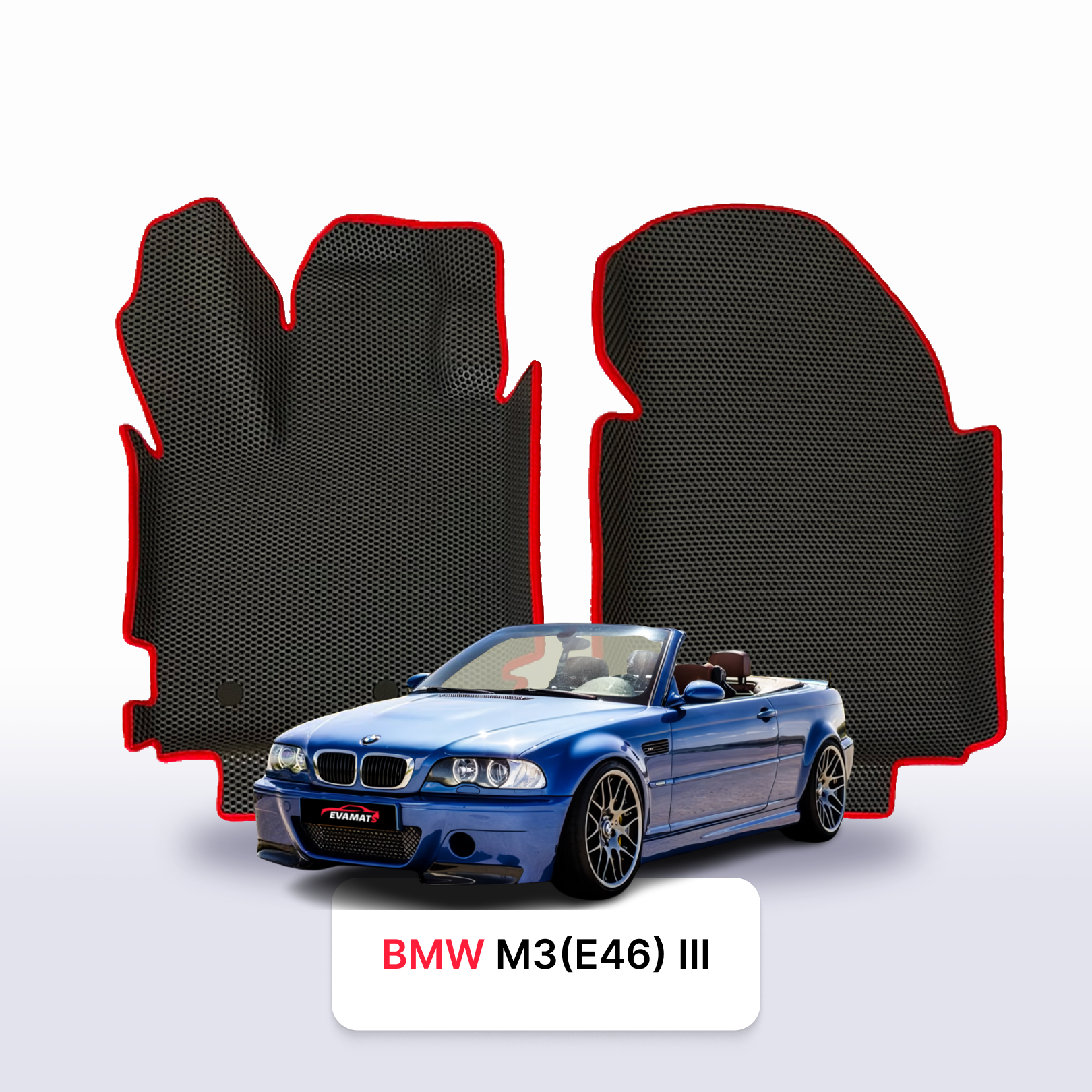 Fußmatten EVAMATS für BMW M3(E46) 3 gen 1999-2007 jahr CABRIO