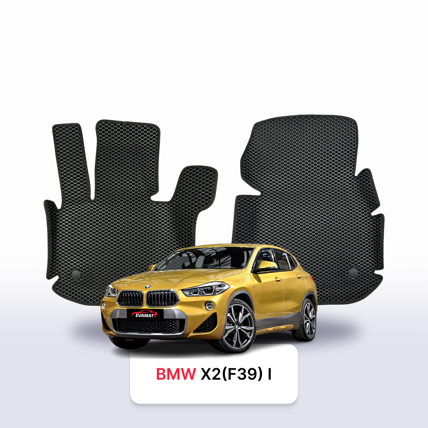 Car mats EVAMATS for BMW X2(F39) 1 gen 2017-2023 year SUV