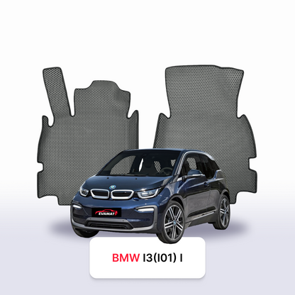Fußmatten EVAMATS für BMW i3 (I01) 1. Generation 2013-2022 Jahr ELECTRIC FLIEßHECK 5-Türer