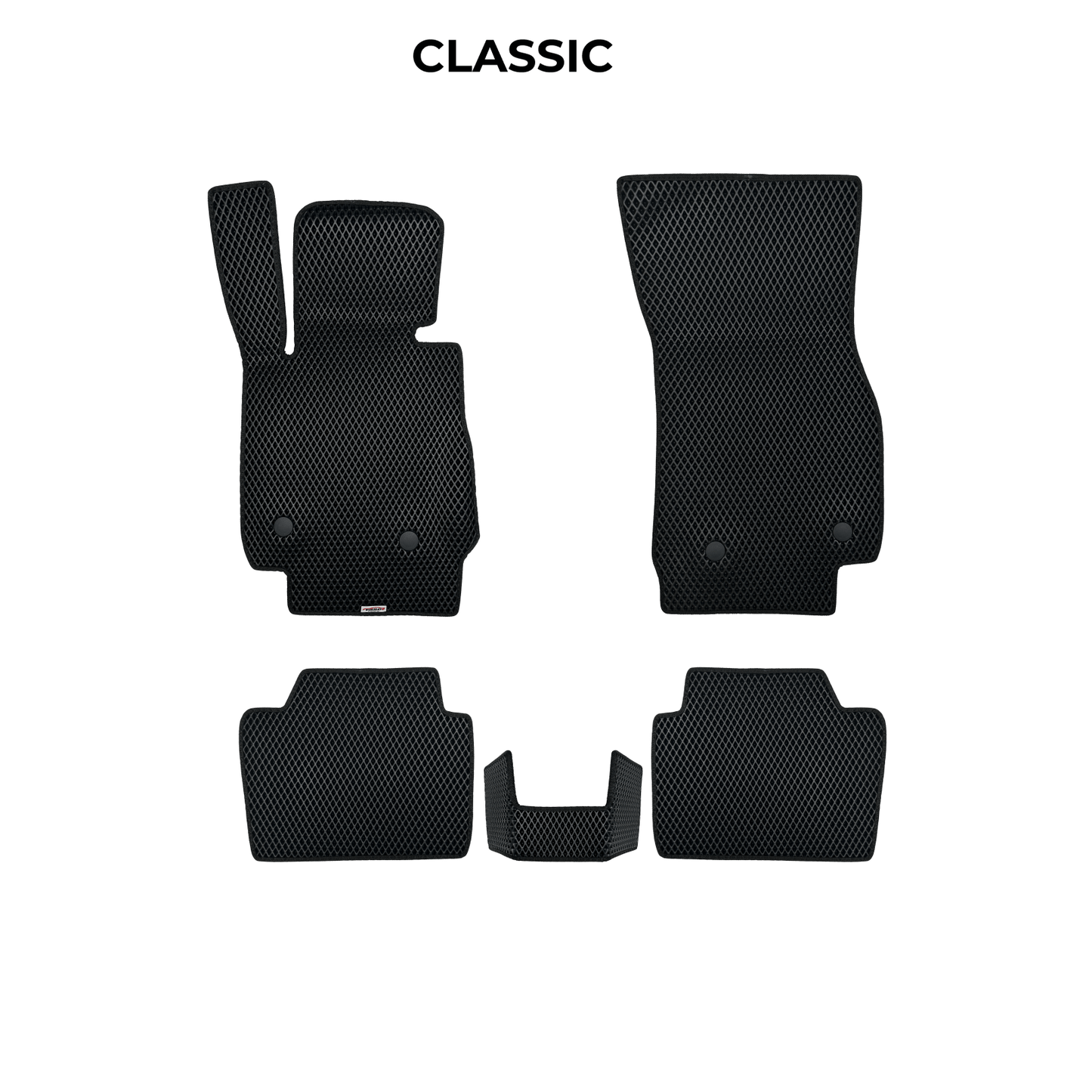 Fußmatten EVAMATS für Mercedes-Benz R-Klasse (W251) 2005 – 2013, LANG MINIVAN 6-Sitzer