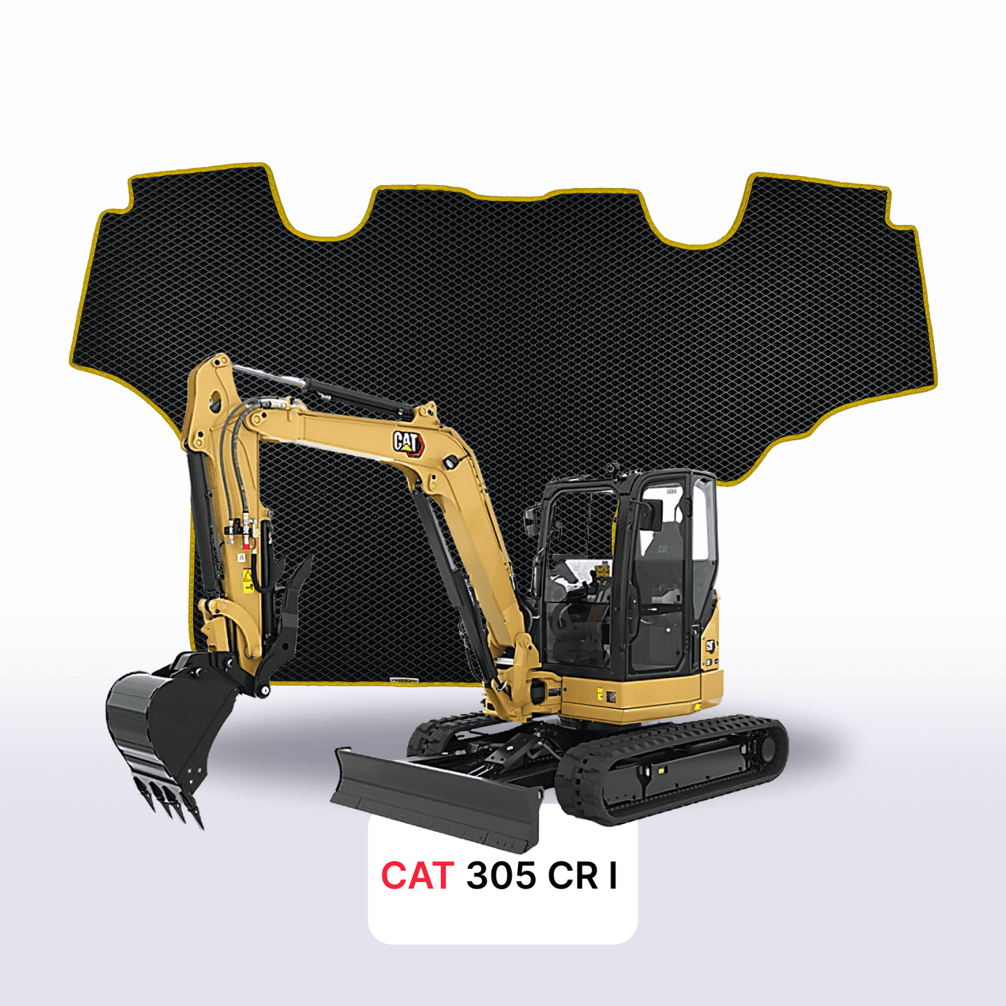 Fußmatten EVAMATS für CAT 305 CR 1 gen 2003-2006 jahr BAGGER