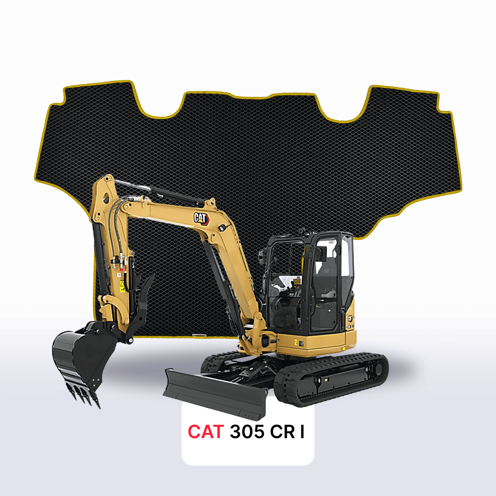 Fußmatten EVAMATS für CAT 305 CR 1 gen 2003-2006 jahr BAGGER