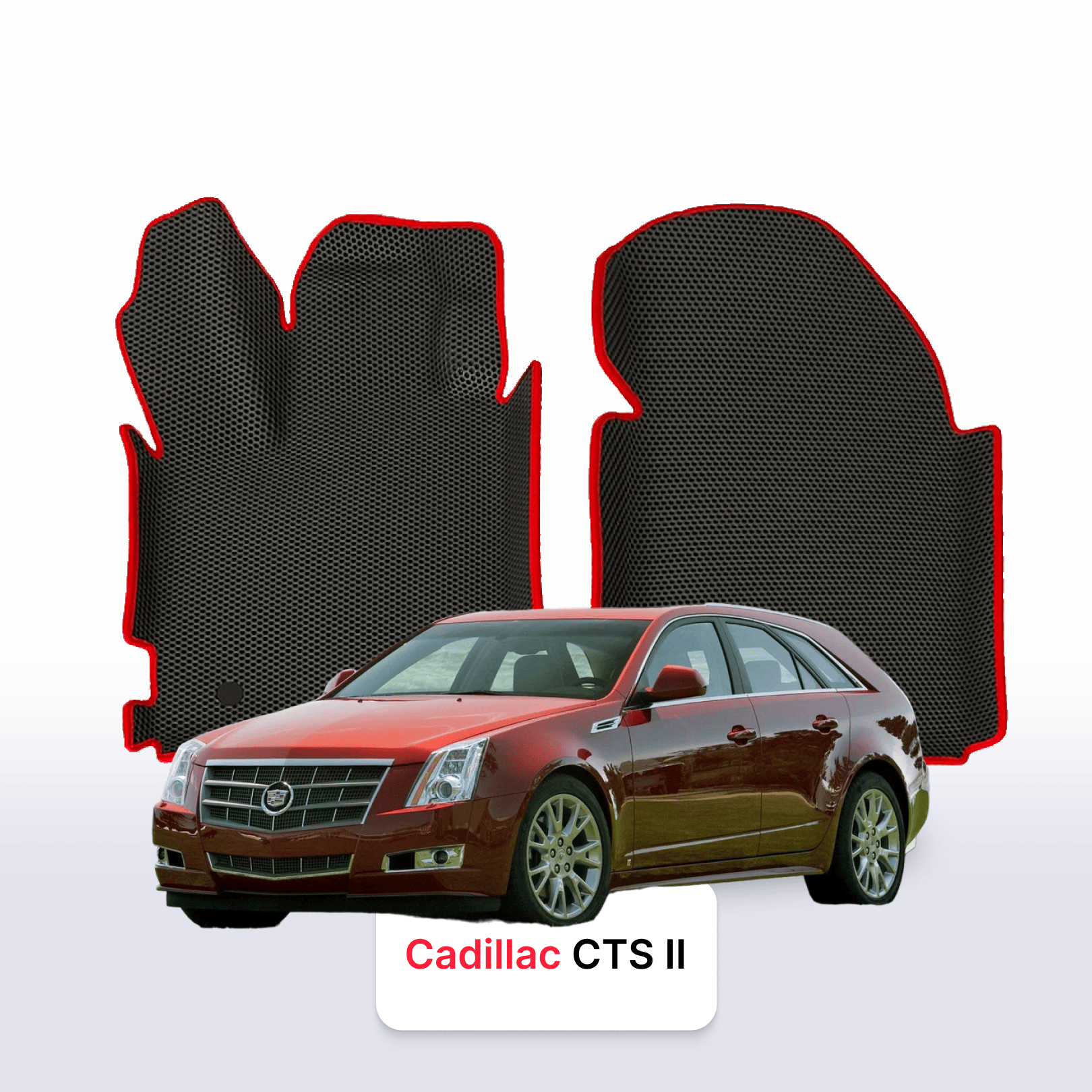 Fußmatten EVAMATS für Cadillac CTS 2 gen 2007-2014 jahr KOMBI