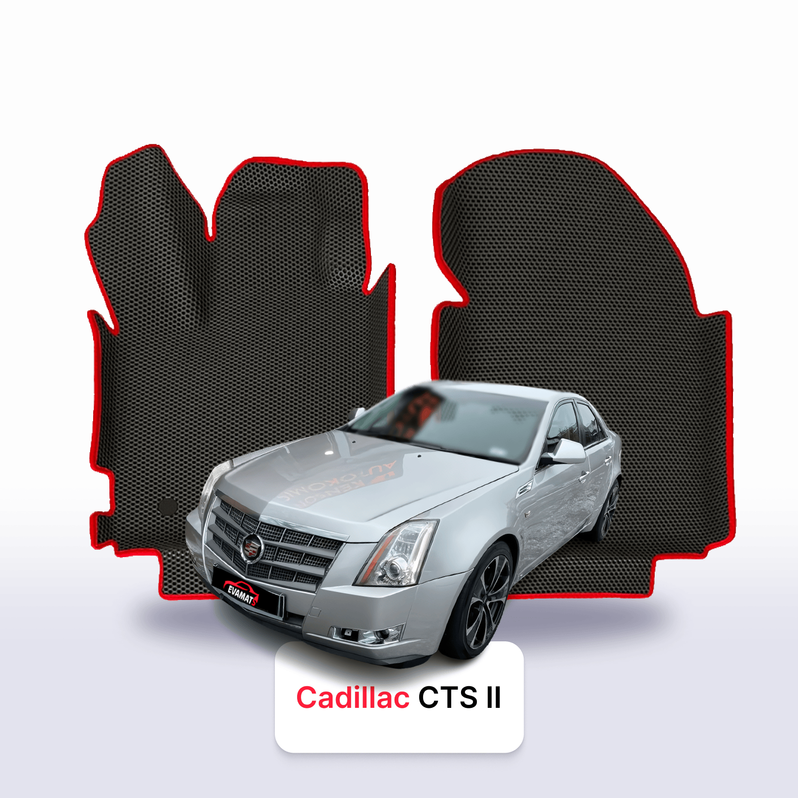 Fußmatten EVAMATS für Cadillac CTS 2 gen 2007-2014 jahr LIMOUSINE