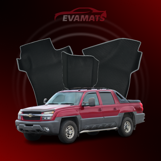 Fußmatten EVAMATS für Chevrolet Avalanche 1. Generation 2001-2006 Jahr PICK-UP Doppelkabine
