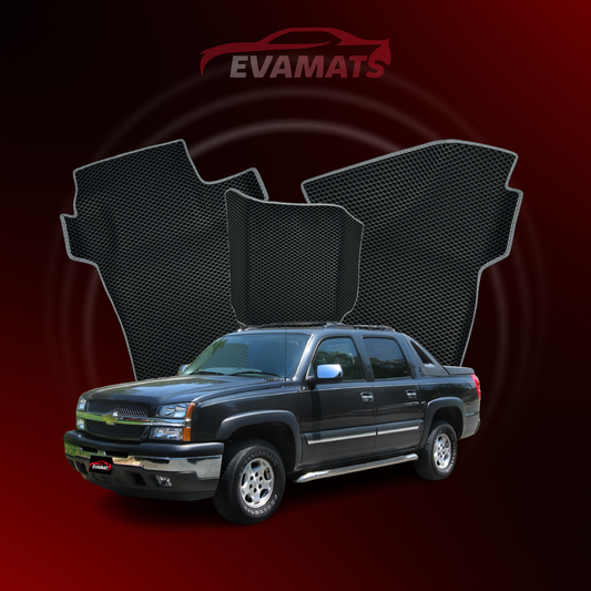 Fußmatten EVAMATS für Chevrolet Avalanche 2. Generation 2006-2013 Jahr PICK-UP Doppelkabine