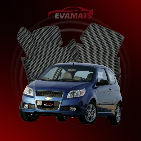 Fußmatten EVAMATS für Chevrolet Aveo (T250) 2. Generation 2006–2012, Schrägheck, 3-türig