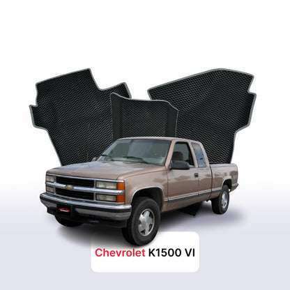 Fußmatten EVAMATS für Chevrolet K1500 4 gen 1988-2003 jahr Pick-Up extrakabine