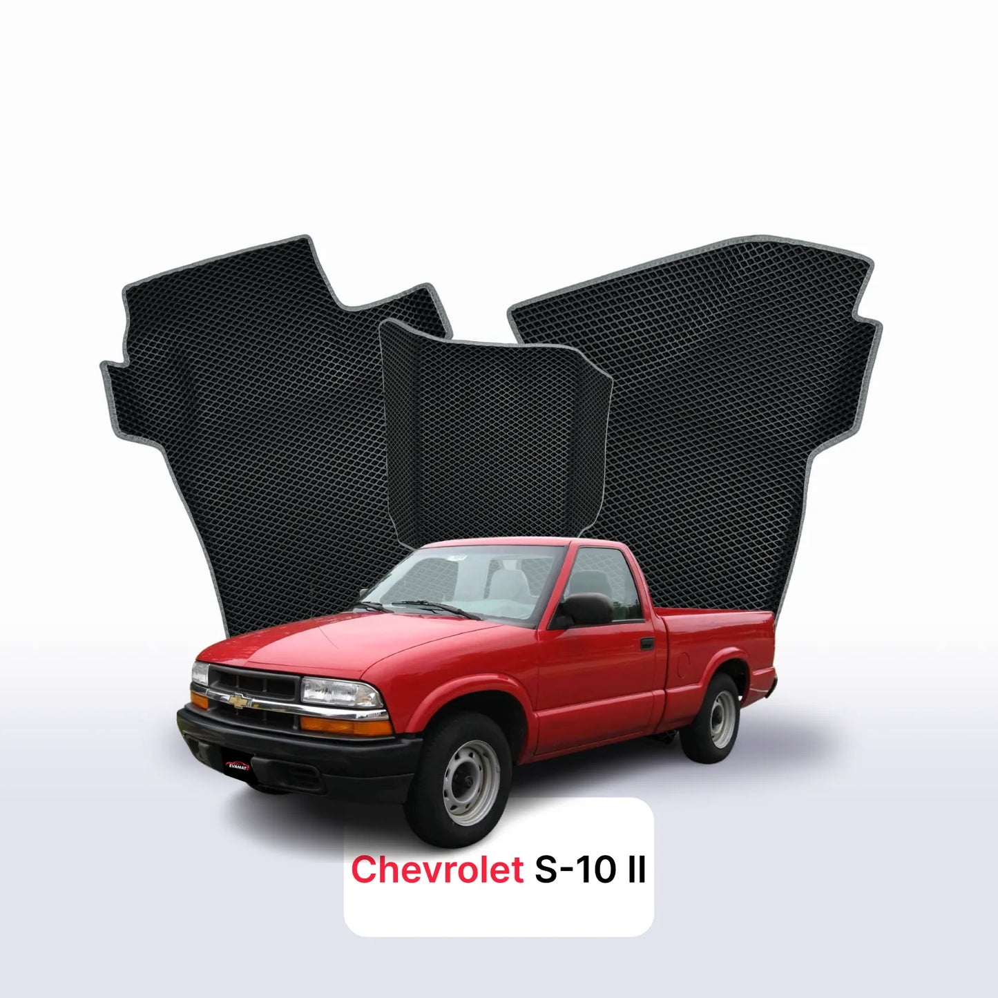 Fußmatten EVAMATS für Chevrolet S-10 2 gen 1993-2004 jahr Pick-Up einzelkabine