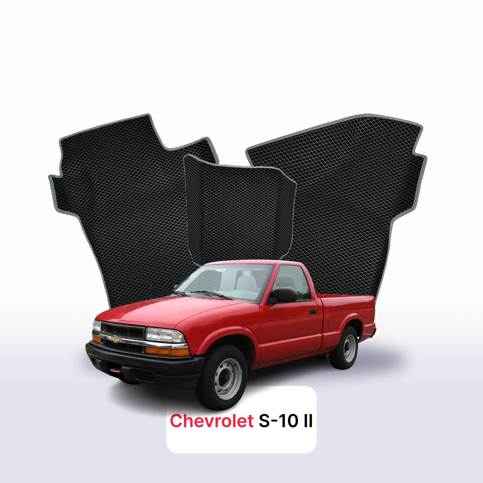 Fußmatten EVAMATS für Chevrolet S-10 2 gen 1993-2004 jahr Pick-Up einzelkabine