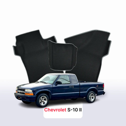 Fußmatten EVAMATS für Chevrolet S-10 2 gen 1993-2004 jahr Pick-Up extrakabine