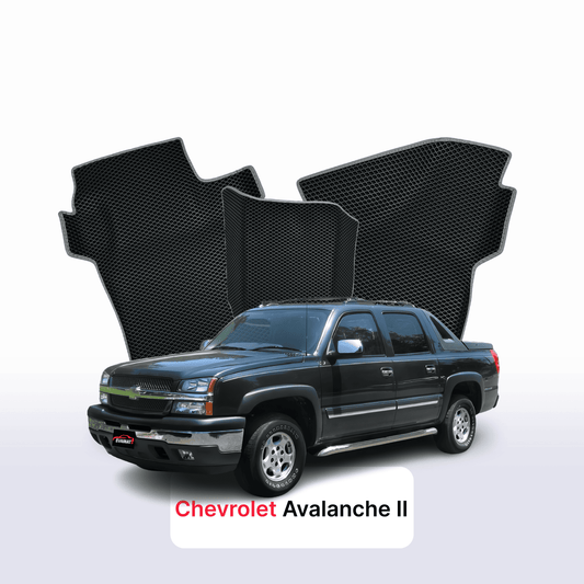 Fußmatten EVAMATS für Chevrolet Avalanche 2. Generation 2006-2013 Jahr PICK-UP Doppelkabine