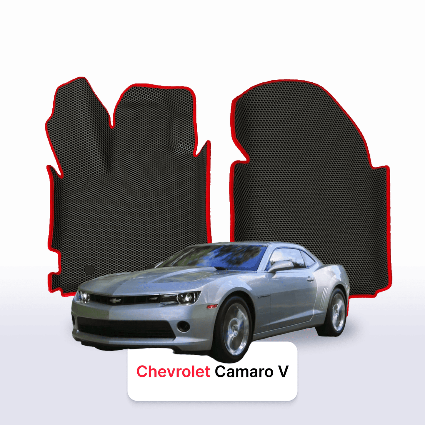 Fußmatten EVAMATS für Chevrolet Camaro 5 Gen 2009-2015 Jahr COUPE