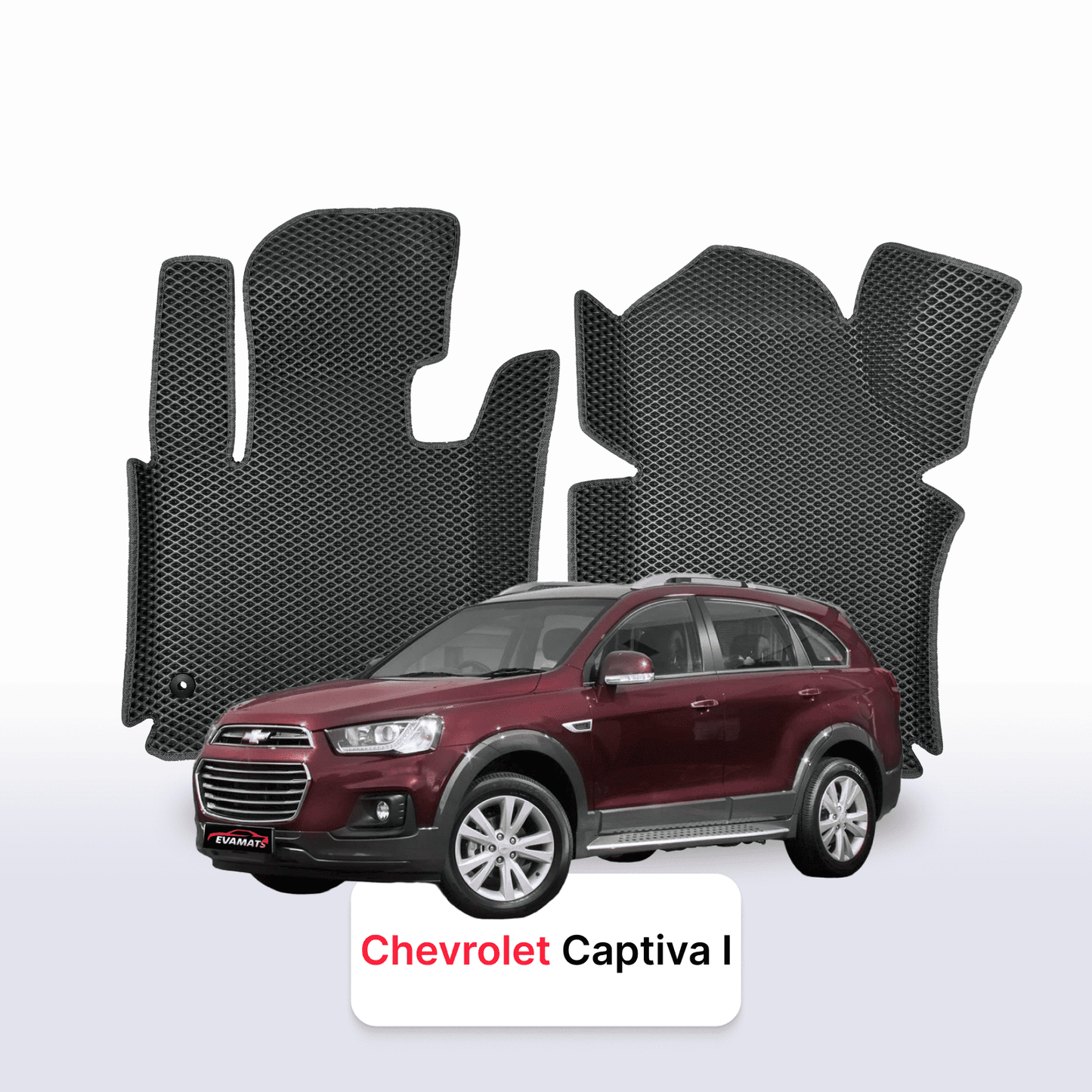 Fußmatten EVAMATS für Chevrolet Captiva 1 Gen 2011-2018 Jahr SUV