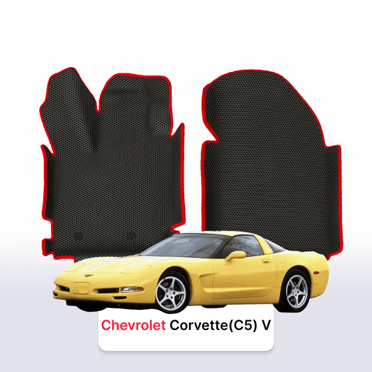 Fußmatten EVAMATS für Chevrolet Corvette (C5) 5. Generation 1997-2004 Jahr COUPE