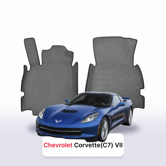 Fußmatten EVAMATS für Chevrolet Corvette (C7) 7. Generation 2013-2019 Jahr COUPE