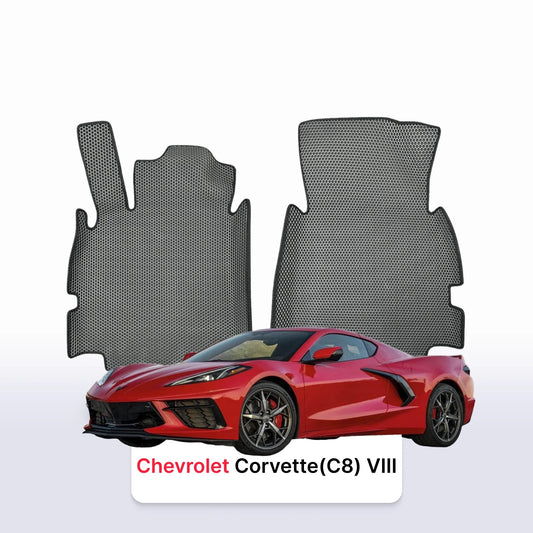 Fußmatten EVAMATS für Chevrolet Corvette(C8) 8. Generation 2020-2025 Jahr COUPE