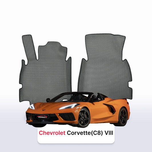 Fußmatten EVAMATS für Chevrolet Corvette(C8) 8. Generation 2020-2025 Jahr CABRIO