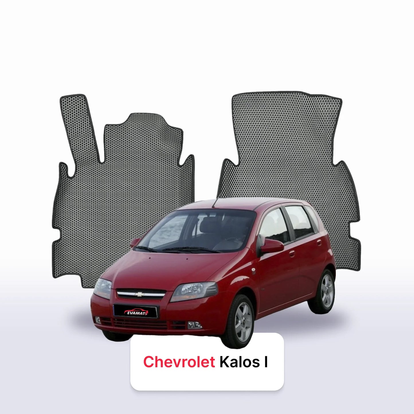 Fußmatten EVAMATS für Chevrolet Kalos 1 gen 2003-2008 jahr SCHÄGHECK 5 türer