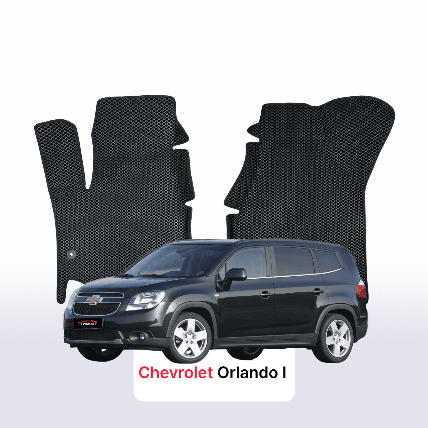 Fußmatten EVAMATS für Chevrolet Orlando 1. Generation 2010-2018 Jahr MINIVAN