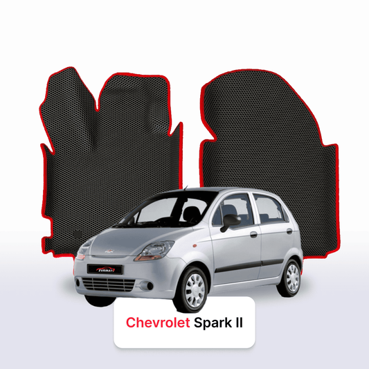 Fußmatten EVAMATS für Chevrolet Spark 2 Gen 2005-2009 Jahr FLIEßHECK 5-Türer