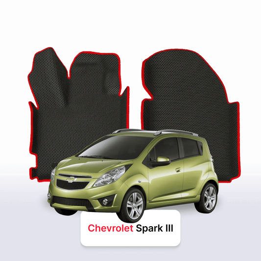 Fußmatten EVAMATS für Chevrolet Spark 3. Generation 2009-2016 Jahr FLIEßHECK 5-Türer