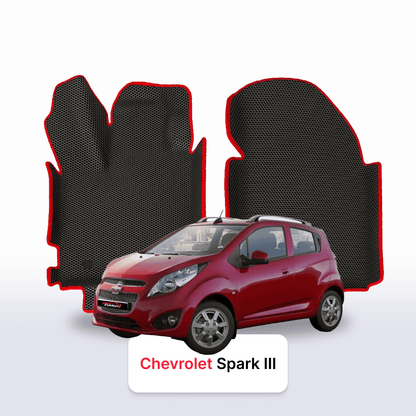 Fußmatten EVAMATS für Chevrolet Spark (M300) 3. Generation 2020-2023 Jahr FLIEßHECK 5-Türer
