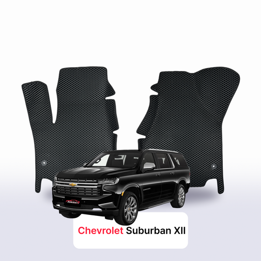 EVAMATS Auto-Fußmatten für Chevrolet Suburban (GMT1YC) 12. Generation 2020–2023 SUV