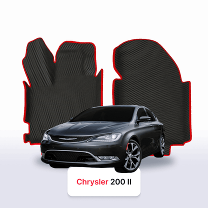 Fußmatten EVAMATS für Chrysler 200 2 Gen 2014-2017 Jahr SEDAN