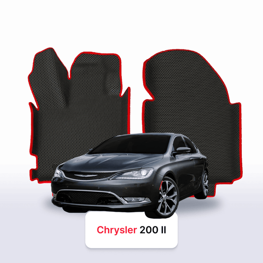 Fußmatten EVAMATS für Chrysler 200 2 Gen 2014-2017 Jahr SEDAN