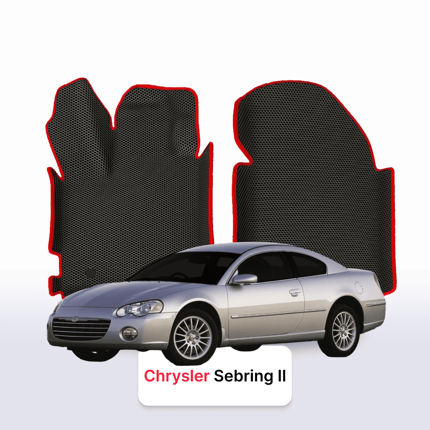 Fußmatten EVAMATS für Chrysler Sebring 2 Gen 2000-2006 Jahr COUPE