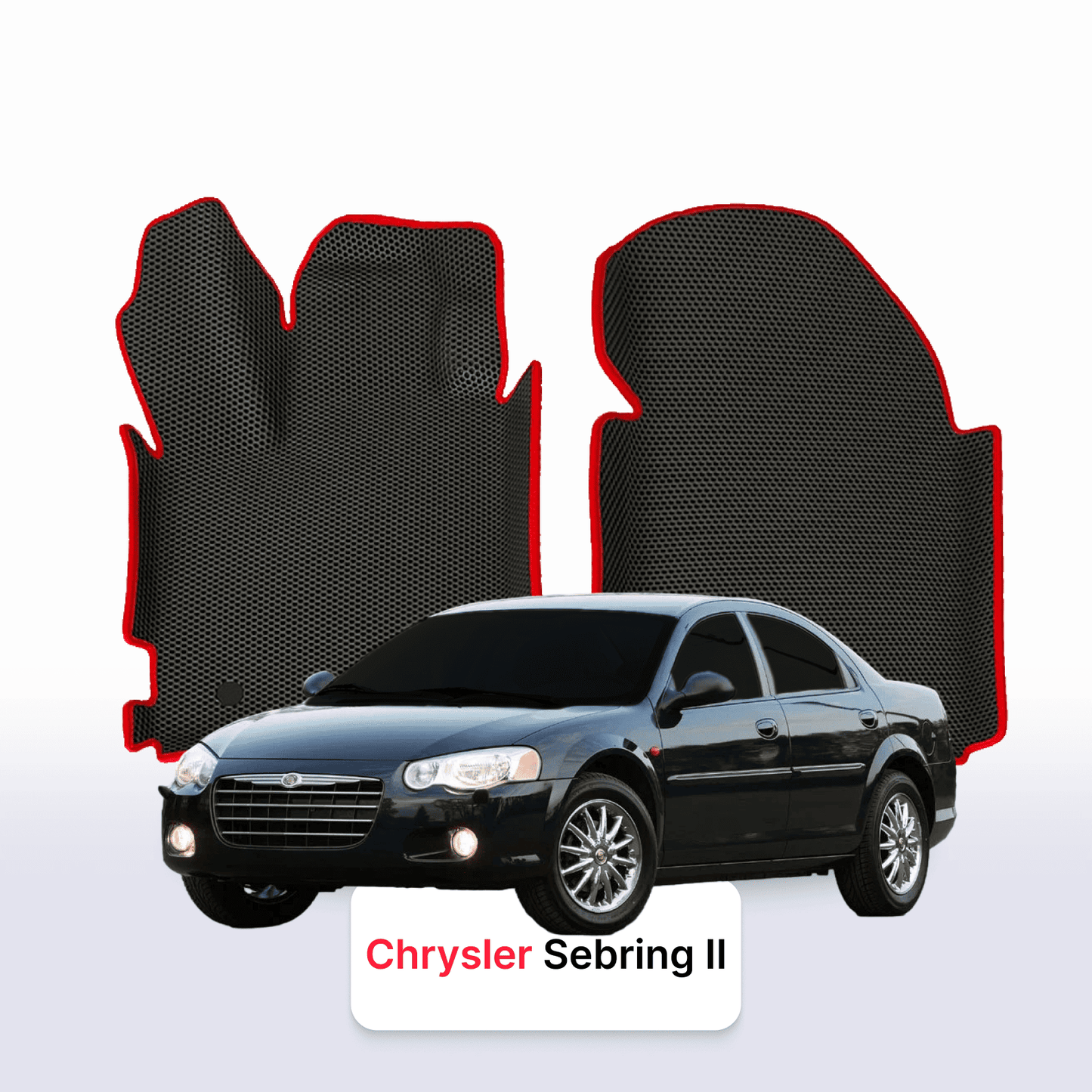 Fußmatten EVAMATS für Chrysler Sebring 2 Gen 2000-2006 Jahr Limousine