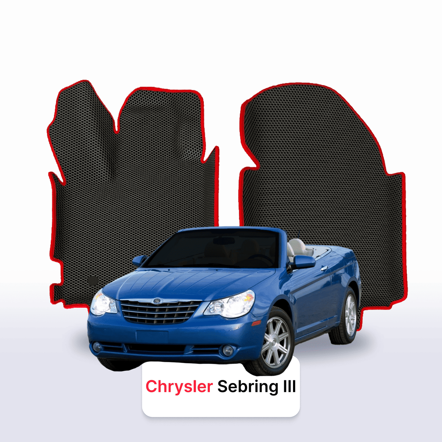 Fußmatten EVAMATS für Chrysler Sebring 3 gen 2006-2010 jahr CABRIO