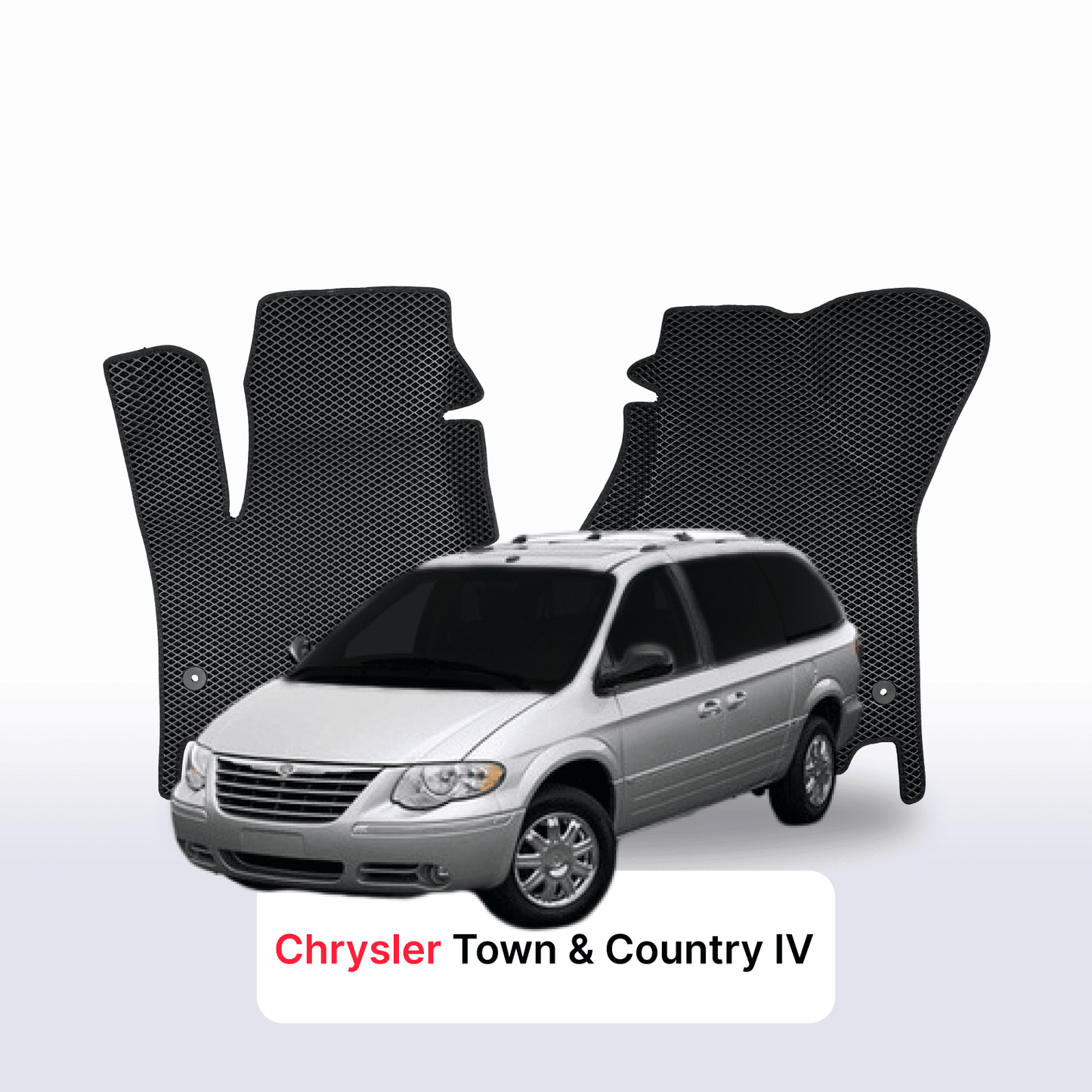 Fußmatten EVAMATS für Chrysler Town & Country 4 Gen 2000-2007 Jahr MINIVAN
