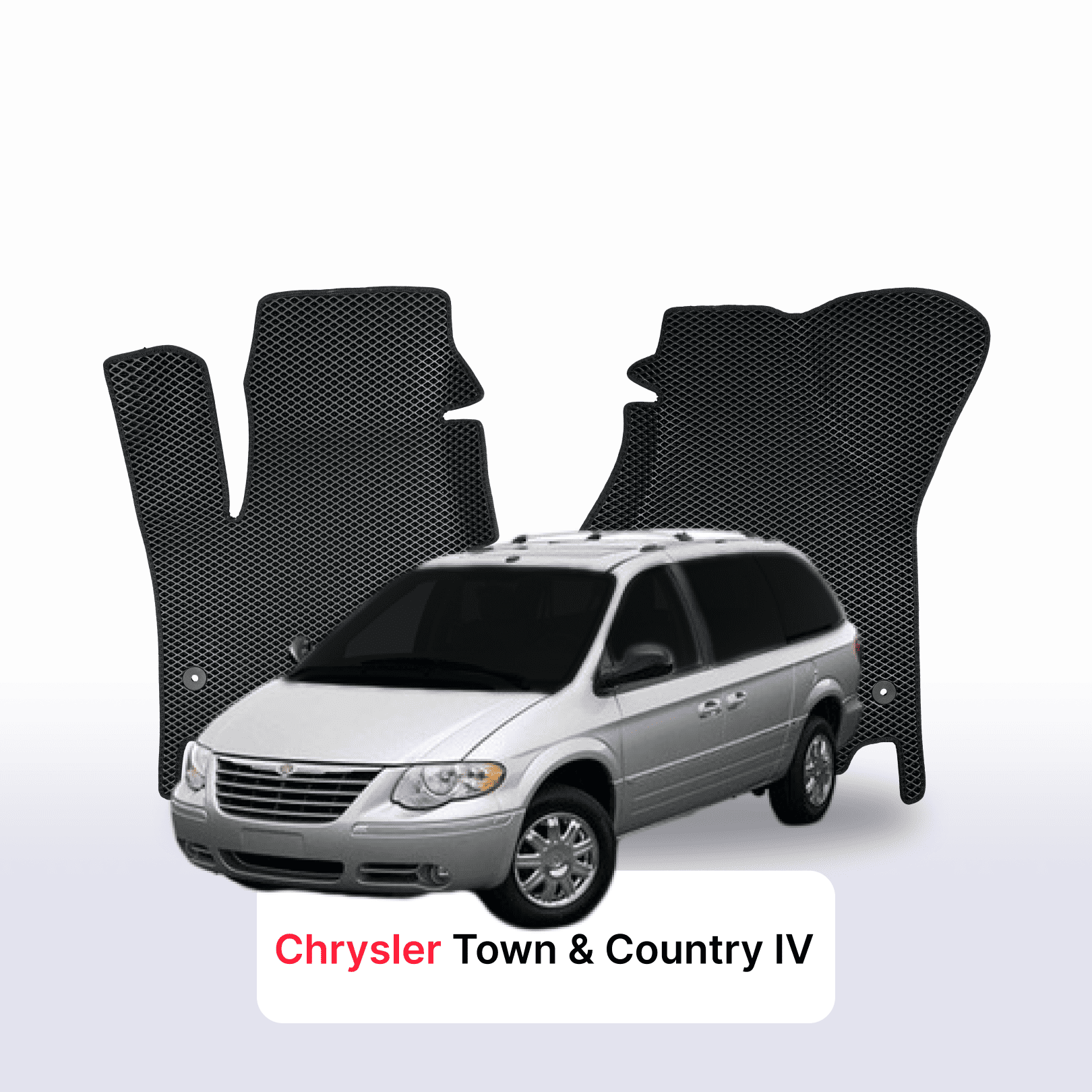 Fußmatten EVAMATS für Chrysler Town & Country 4 gen 2000-2007 jahr MINIVAN